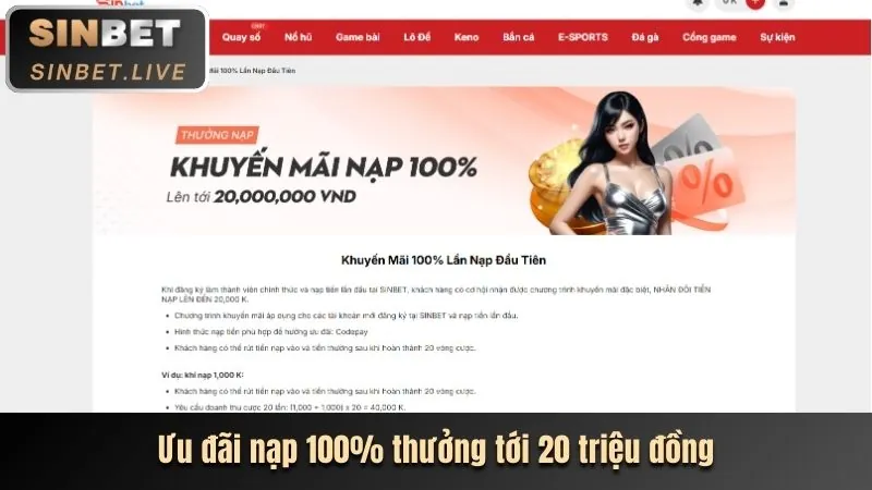Ưu đãi nạp tiền lần đầu 28 bet 22vip